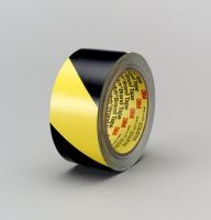 3M™ 5702 Лента на Виниловой Основе, чёрно-жёлтая, 50 мм x 33 м, 0.14 мм