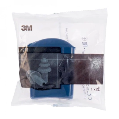 Противошумные вкладыши 3M™, 25 дБ, со шнурком, 25 пар в упаковке, 1271