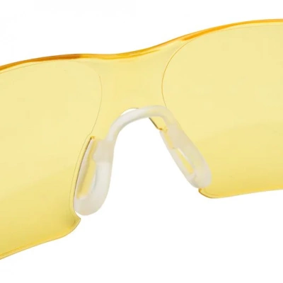 Защитные открытые очки 3M™ SecureFit™ 400, черная/зеленая оправа, устойчивое к царапинам и запотеванию покрытие, желтые линзы, SF403AS/AF-EU, 20 шт. в коробке