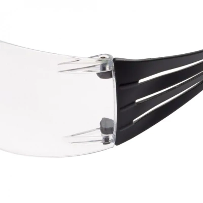 Защитные открытые очки 3M™ SecureFit™ 400, синяя/серая оправа, незапотевающее/устойчивое к царапинам покрытие Scotchgard™ (K&N), прозрачные линзы, SF401SGAF-BLU-EU, 20 шт. в коробке