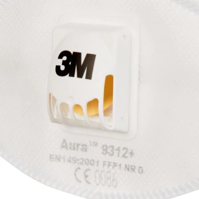Респиратор для защиты от твердых частиц 3M™ Aura™, FFP1, с клапаном, 9312+