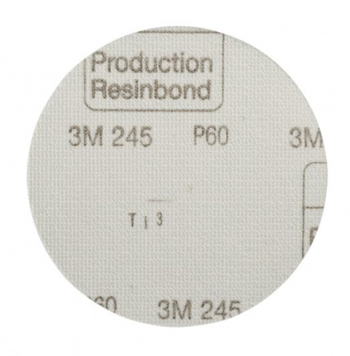 3M™ Hookit™ 245 Шлифовальный Круг, P60, 150 мм, без отв., № 01648, 50 шт./уп.